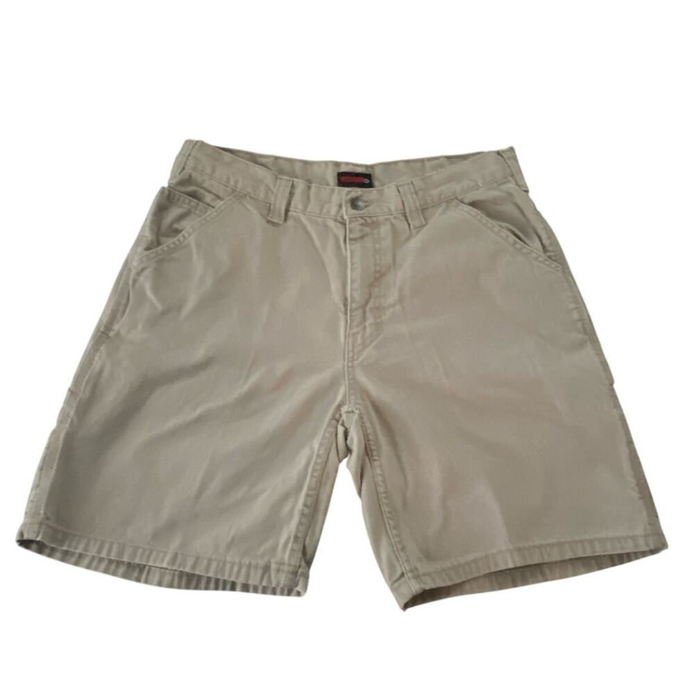 Wolverine Men's Cargo Shorts 34 Khaki Cotton Durable Workwear Carpenter Pants